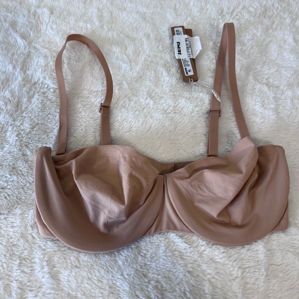 Skims‎ Women's Smoothing Intimates Strapless Bra Clay Size 32C NWT - Picture 4 of 8